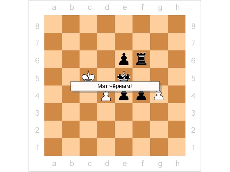Лёгкие этюды и шахматные задачи для начинающих шахматистов.